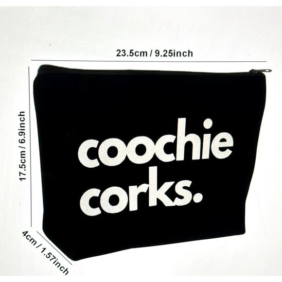 Canvas Chic Tampon Makeup Drug Receipts Storage Bag - Picture 6 of 6